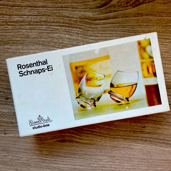 Rosenthal rare schnaps-Ei glass new in box - Picture 1 of 14